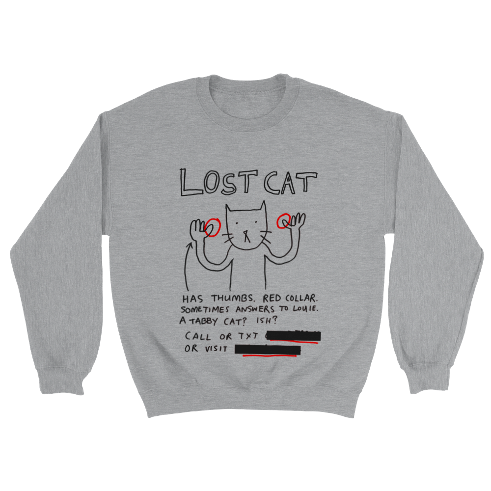 Lost Cat Sweater - Unisex