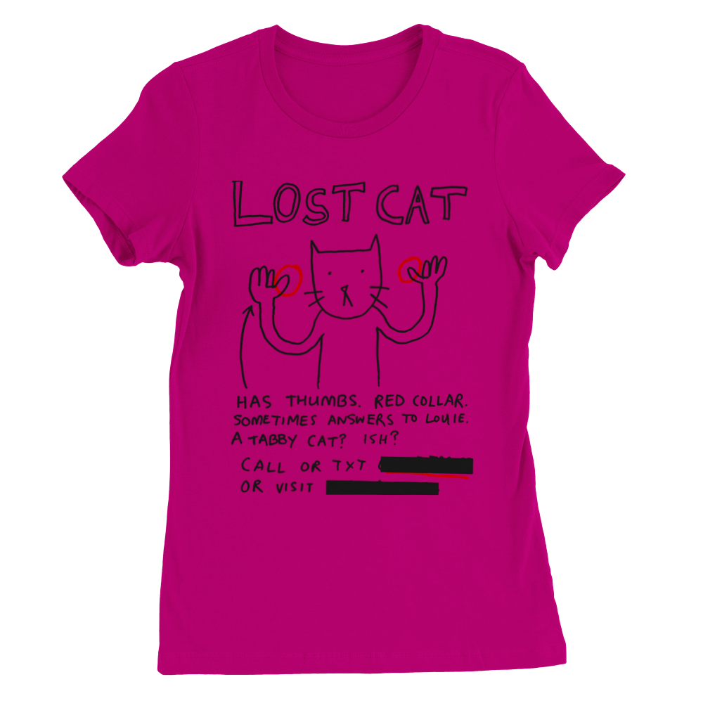 Lost Cat Tee - Womens