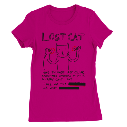 Lost Cat Tee - Womens