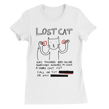 Lost Cat Tee - Womens