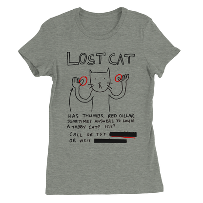 Lost Cat Tee - Womens